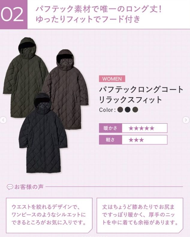3ページ目）＜電車だと汗をかくくらいの冬にちょうどいい＞ユニクロ