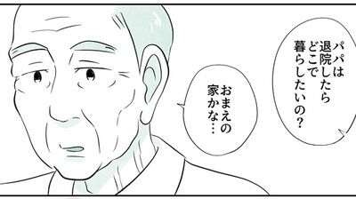 【認知症の父の退院後の生活】医師から24時間の見守りが必要との意見。同居は現実的じゃないし、かといって施設入居も…老々介護の父と娘【第68話まんが】