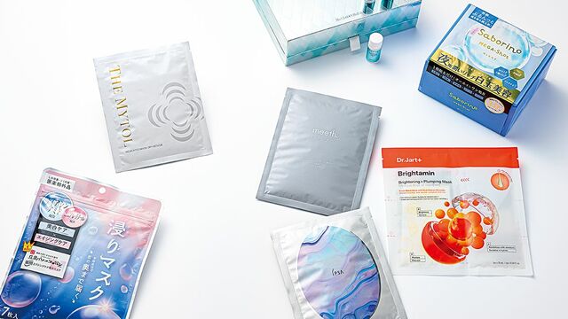 サナ なめらか本舗薬用リンクルエッセンスマスクホワイト〈医薬部外品〉 7枚入／常盤薬品工業、ザマイトル 薬用マスク ドライレスキュー〈医薬部外品〉4包入り／TAISHO BEAUTY ONLINE、Aブライトセラムドゥマスク 7枚入り／meeth、エクシア ブライトニングイマキュレート セラムZ 〈医薬部外品〉 1.5mL×28個／アルビオン、サボリーノメガショット 夜用白玉美容マスク 32枚入り／BCL、ブライタミン ブライトマスク 5枚入り／Dr.Jart+、シャイン トゥモロー マスク LE 5枚入り／イプサ（限定発売）