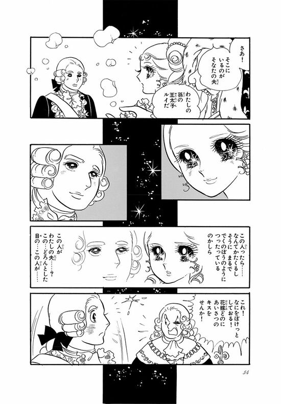 さあ！そこにいるのがそなたの夫（マンガ『漫画『ベルサイユのばら』）