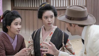 明日の『ばけばけ』あらすじ。英語教師のヘブンが松江に上陸。トキとサワはひょんなことからヘブンと話すことに…<ネタばれあり>