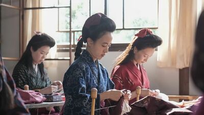 『ブラッサム』次週予告。花嫁姿の珠。清治が頭を下げている相手は＜あの人＞で…