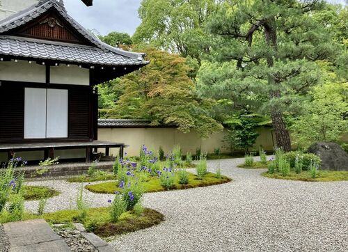 紫式部の曽祖父・兼輔の邸宅址とされる廬山寺