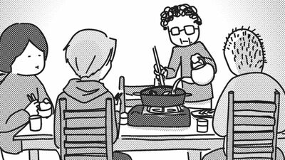 孫が綴る佐藤愛子さん102歳の姿「食に関するこだわりが強く、時短料理を嫌っていた祖母。すき焼きの時は必ず食べながら味をつけ…」【漫画】