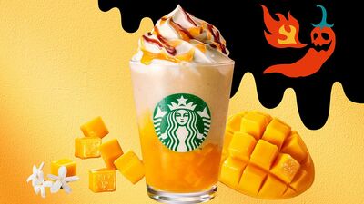 スタバの新作はまさかの<辛い>フラぺ!?刺激的なホットハニーと甘いマンゴーの新体験「辛さの苦手な方には〈ひかえめ〉も」