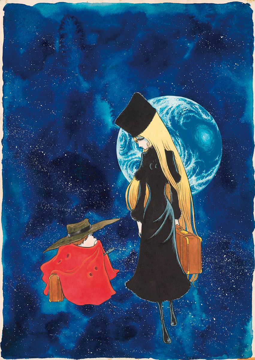 松本零士先生の画 松本零士の創作世界を丸ごと体感！『銀河鉄道999』50周年に、没後初と