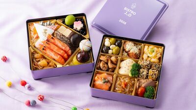 稲垣吾郎が手掛けるビストロ「BISTRO J_O」で和・洋・中バラエティ豊かな内容のおせちを販売。特典にオリジナル徳利も