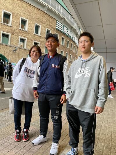 大神いずみさんとお子さん