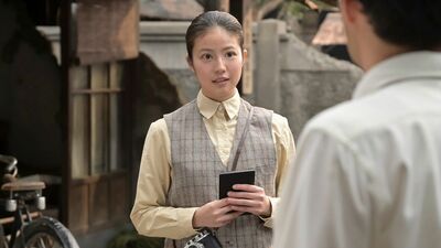 『あんぱん』次週予告。「記事を書いたこと、後悔しちょりません」と断言するのぶ。子どもたちと楽しそうな様子の八木。「焼き方、忘れちまった」と語るのは麦わら帽子の<あの人>で…