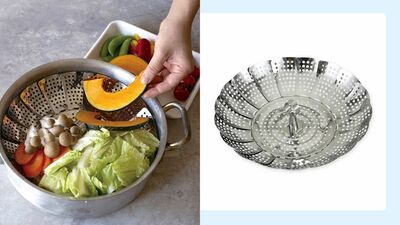 ヘルシーな蒸し野菜を手軽に「貝印 ステンレス フリーサイズ蒸し器18～24cm用」を３名様に