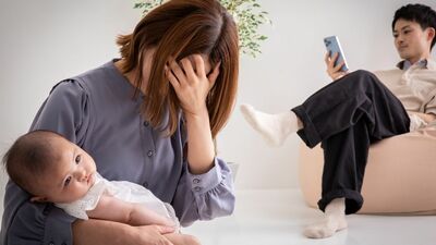 きょうだいを望む長男と、心の病で妊娠が怖い母。モラハラ夫との不仲を乗り越えて命を授かるも、元夫は悪阻にも無関心を貫いた