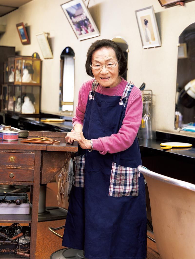 94歳の「髪結いさん」は、日本で唯一の有職美容師。祖母の代から135年