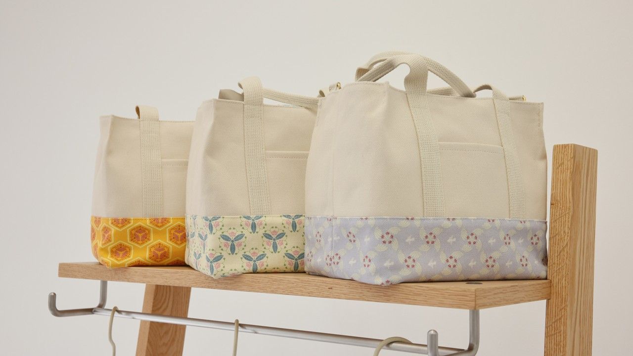 中身が見やすく探しやすい！ 万能トートバッグ「Johnny and Luke お散歩バッグ Botanical ango菊紋／菫紋／羽紋」を計3名様に