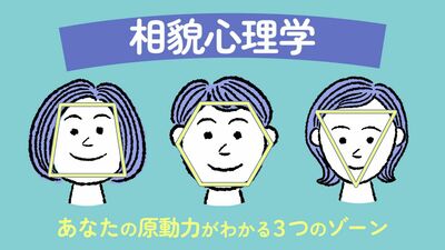 顔の骨格で性格が分かる。相貌心理学でなりたい自分に！「何によって満足できるか」「ストレスを感じるのは」あなたの原動力の源を解説