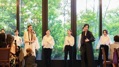 元宝塚・男役がプロデュースする「麗人プロジェクト」。練習の成果を「人生のワルツ（縁舞曲）」として披露！