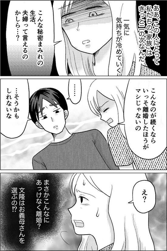 漫画『夫が義母にコッソリ援助』
