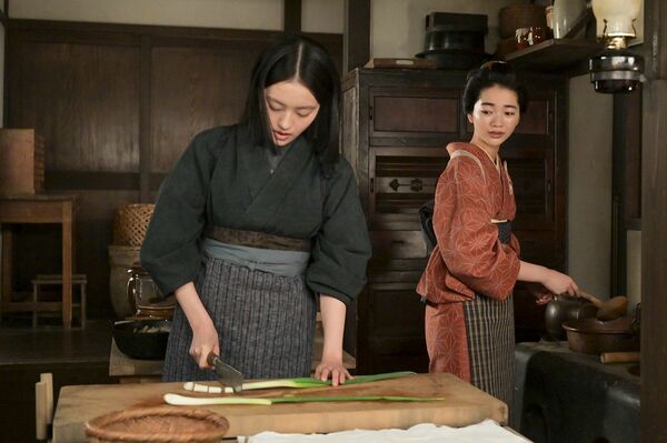 連続テレビ小説『風、薫る』見上愛さんと上坂樹里さん