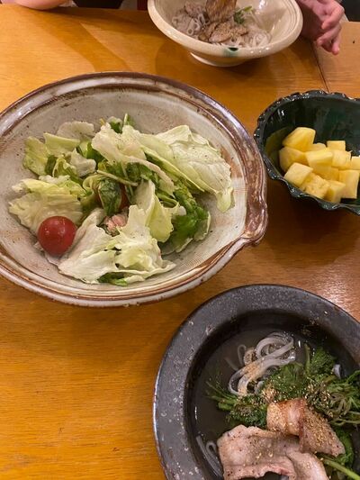 青木さやかさんの手作りごはん
