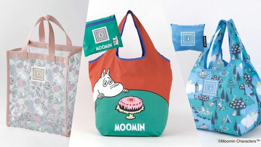 紀ノ国屋×ムーミンコラボのエコバッグが新登場!スナフキンやミイたちと楽しく買い物に