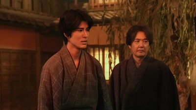 <我慢の限界>『ばけばけ』松野家の借金のため遊郭で客引きをした銀二郎。勘右衛門に激怒されるとついに出奔し…視聴者「そりゃ心も折れる」「むしろそのまま逃げ切ってほしい」