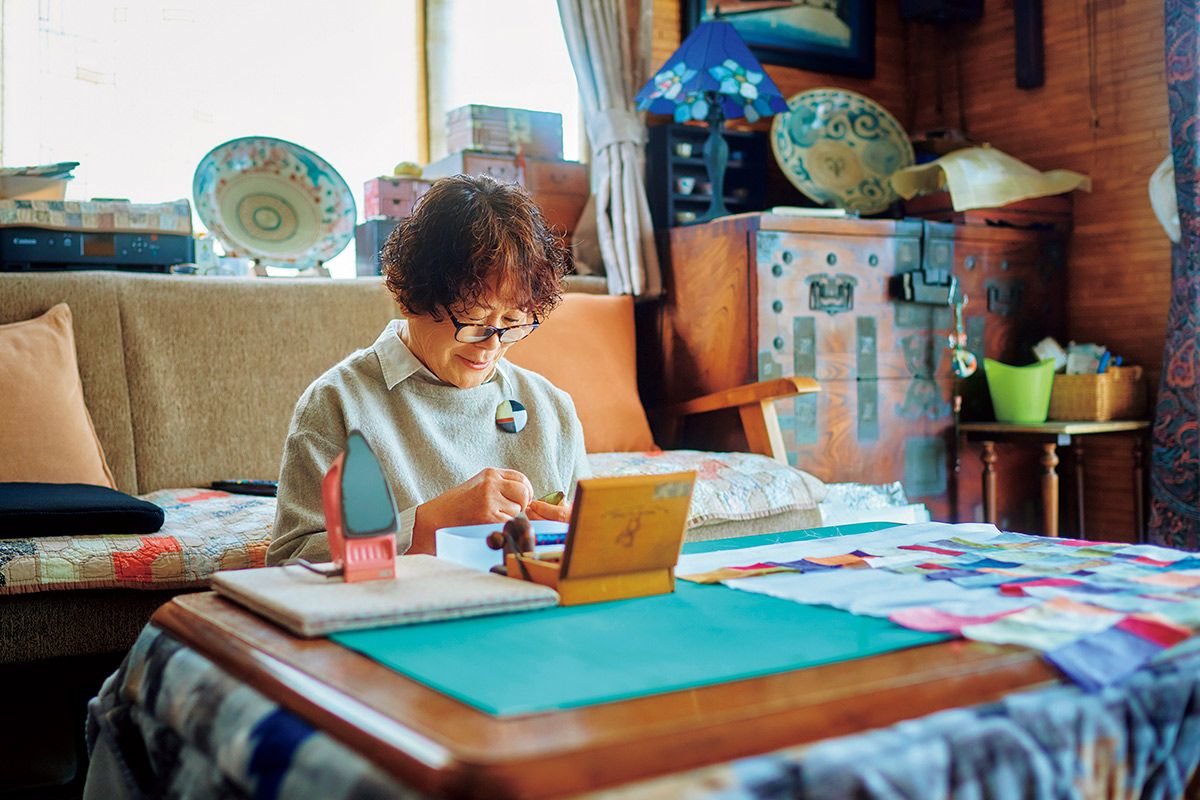 韓国の手芸品・ポジャギ制作を55歳で始めて20年。一生続けたいと思える