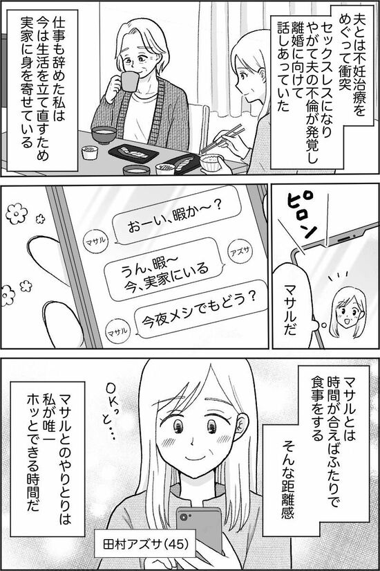 漫画『バツイチ45歳！ 恋に暴走中』