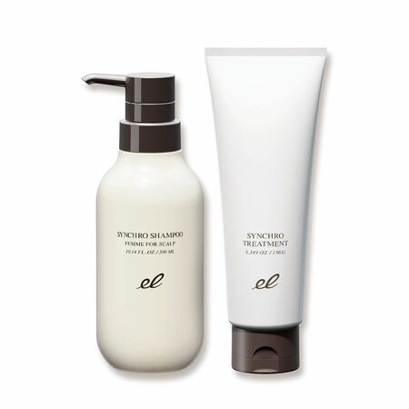 エレクトロン シンクロシャンプー ファムFOR SCALP(ヘアシャンプー)、同シンクロトリートメント(ヘアトリートメント)