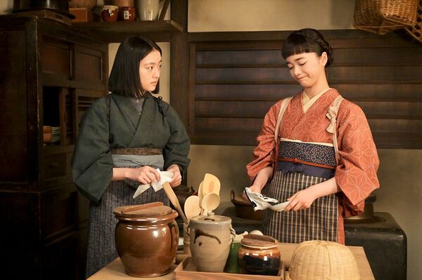 連続テレビ小説『風、薫る』見上愛さん、上坂樹里さん