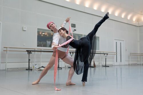 高田茜さんのリハーサルの様子