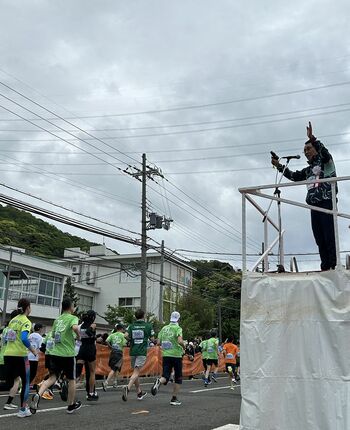 「第37回美浜・五木ひろし ふるさとマラソン」五木ひろしさん