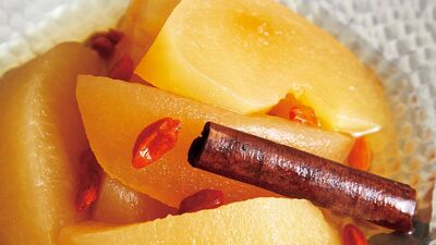 【レシピ】酢を賢く使って「りんごのコンポート」の作り方