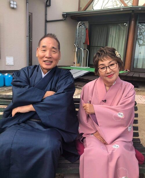 宮川花子さん（69）と夫の宮川大助さん（74）