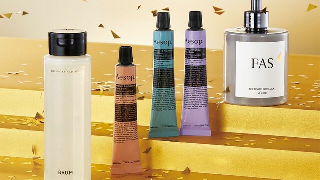 スリーピング バスエッセンス 190mL、ヘルピング ハンズ 30mL、FAS ザ ドレープ ボディミルク Y UGIRI 250mL