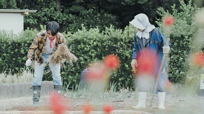 アクティブな88歳祖母と30歳孫の田舎暮らし。野菜が育つと「かわいいねえ」と言いながら一緒に収穫