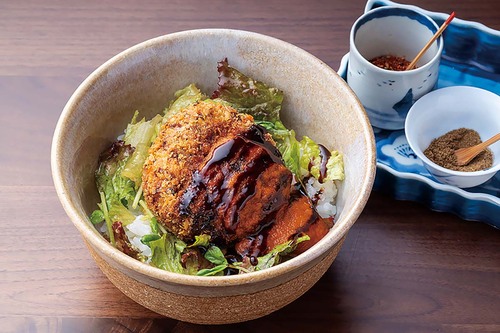 魚介メンチカツ丼