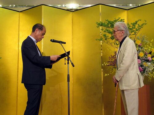 大森雅夫市長、五木寛之
