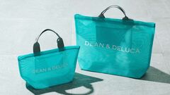 DEAN & DELUCA　今年の夏バッグ限定カラーは爽やかなターコイズブルー！夏の定番メッシュトートバッグを数量限定で発売